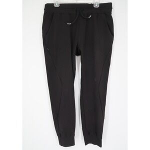 BYLT Active Jogger Mens Large Black Stretch Tapered Zip Pocket Premium Joggers